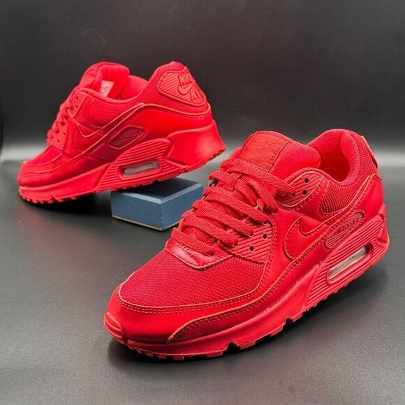 Nike Air Max 90 'Triple Red' - Picture 7 of 12